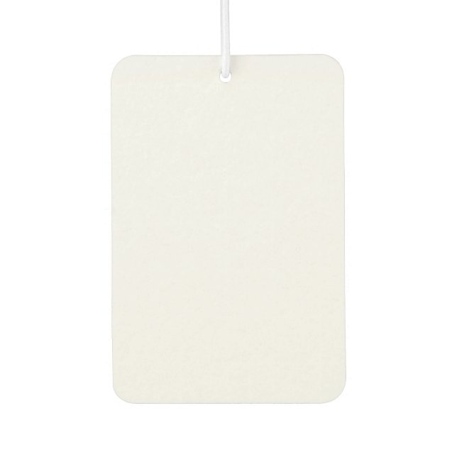 Ghost White Solid Color Autolufterfrischer (Vorderseite)