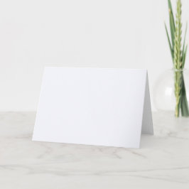 Ghost White Solid Color Dankeskarte