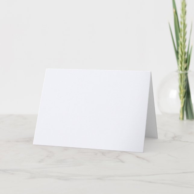 Ghost White Solid Color Dankeskarte (Vorderseite)