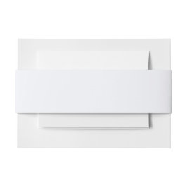 Ghost White Solid Color Einladungsbanderole