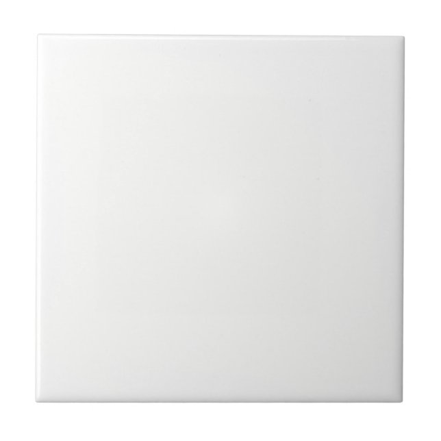 Ghost White Solid Color Fliese (Vorderseite)