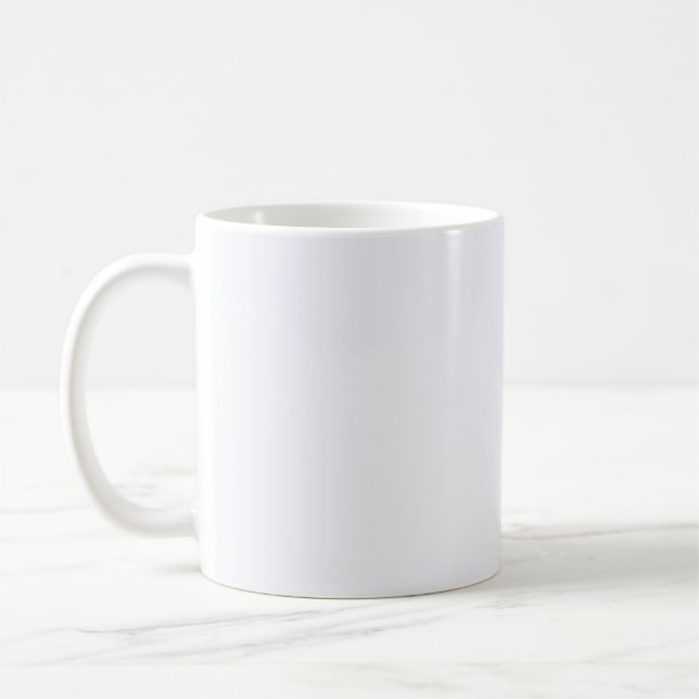 Ghost White Solid Color Kaffeetasse (Links)