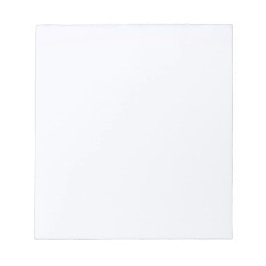 Ghost White Solid Color Notizblock