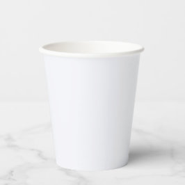 Ghost White Solid Color Pappbecher
