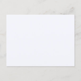 Ghost White Solid Color Postkarte