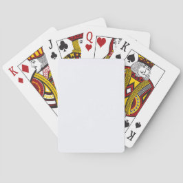 Ghost White Solid Color Spielkarten