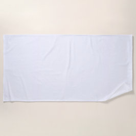 Ghost White Solid Color Strandtuch