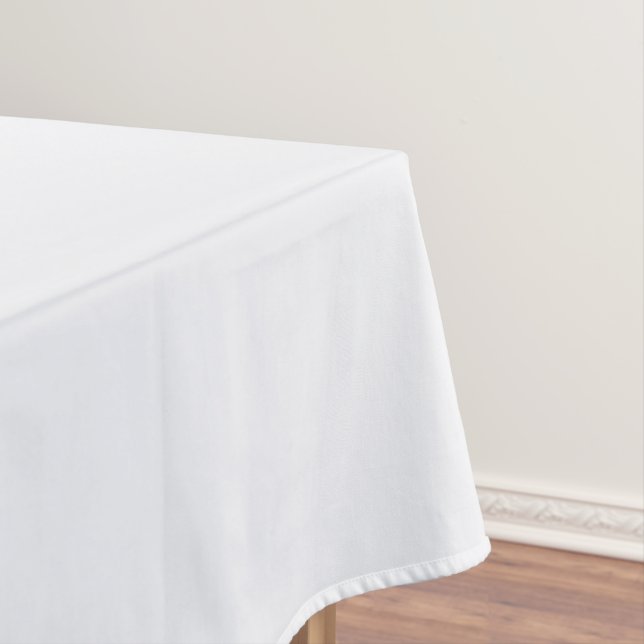 Ghost White Solid Color Tischdecke (Beispiel)