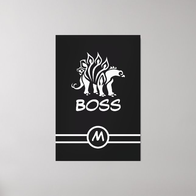 Ghost White Stegosaurus Spiked Dinosaurier Leinwanddruck (Vorderseite)