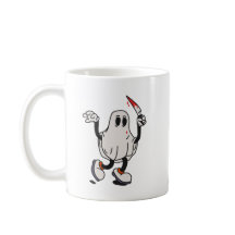 Ghost with blood knife