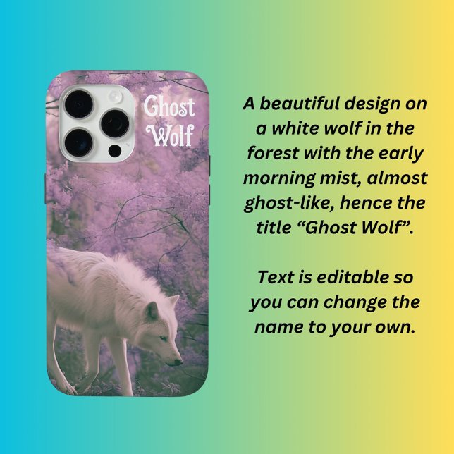Ghost Wolf iPhone 15 Pro Max Hülle (Von Creator hochgeladen)