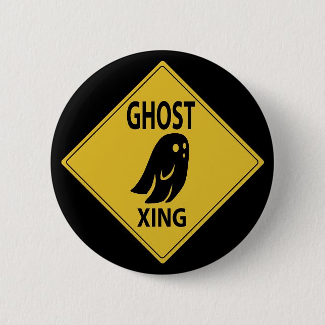 Ghost Xing Button (Vorderseite)