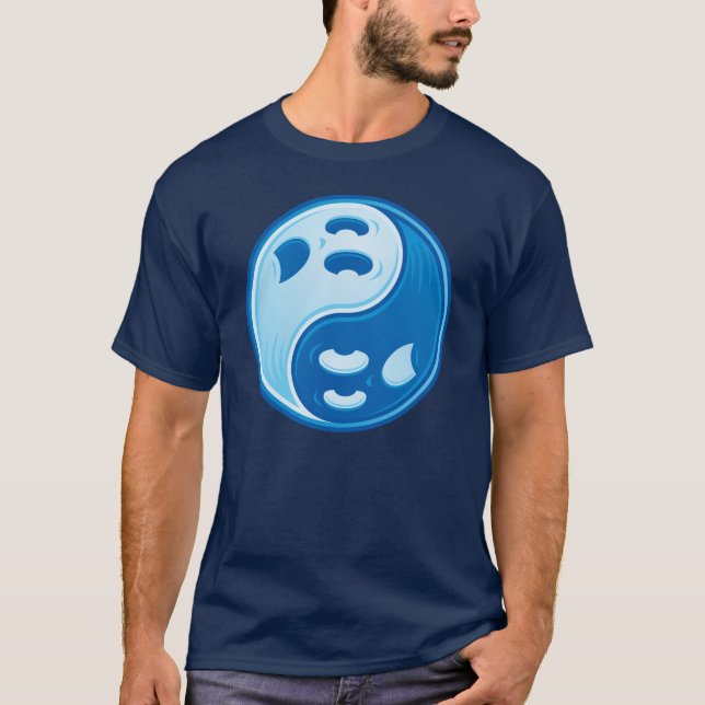 Ghost Yin Yang T-Shirt (Vorderseite)