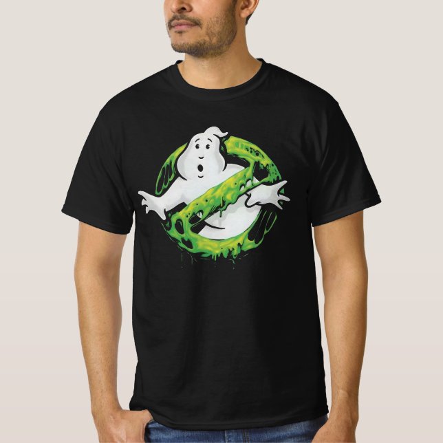 "Ghostbusters-Logo rutschte aus" T-Shirt (Vorderseite)