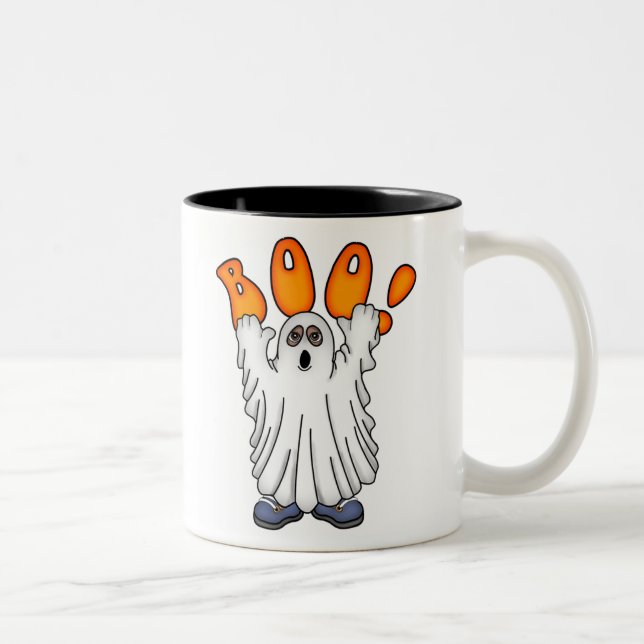 Ghosted Boo Zweifarbige Tasse (Rechts)