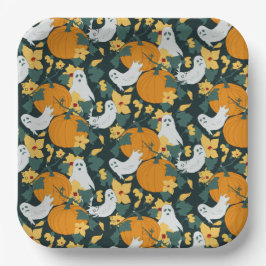 Ghosted Garden Pappteller