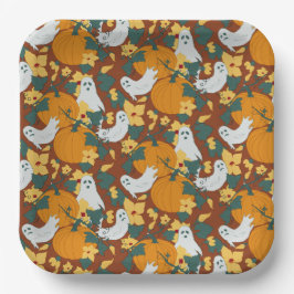 Ghosted Garden Pappteller