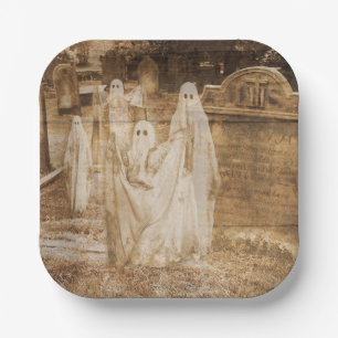 Ghosted Paper Plate Pappteller