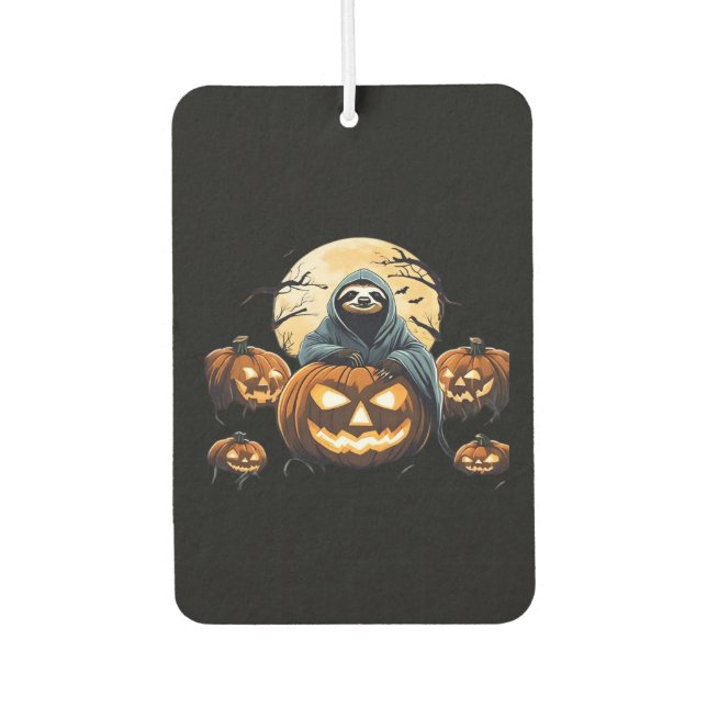 Ghosted Sloths Midnight Haunt Classic T - Shirt Autolufterfrischer (Vorderseite)