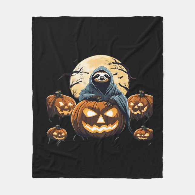 Ghosted Sloths Midnight Haunt Classic T - Shirt Fleecedecke (Vorderseite)