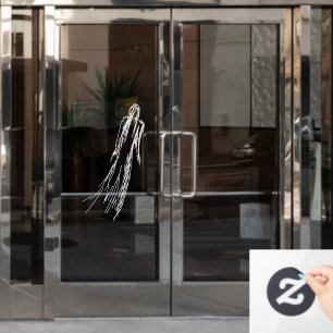 Ghosted Woman Fensteraufkleber