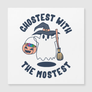 Ghostest Funny Spooky Witch Magnetkarte