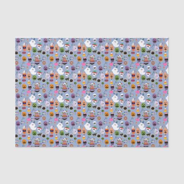 Ghostie's Boo Day Celebration Seidenpapier (Vorderseite)