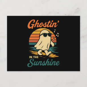 Ghostin-Geist-Halloween Feiertagspostkarte