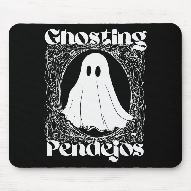 Ghosting Pendejos Funny Mexican Ghost Halloween Hi Mousepad (Vorne)
