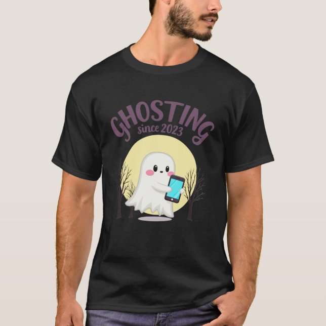 Ghosting Seit 2023 Trend Cooler Halloween-T - Shir T-Shirt (Vorderseite)