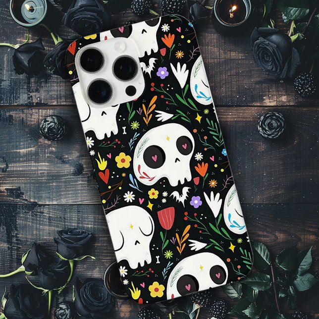 Ghosting Skull Design iPhone 16 Pro Max Hülle (Von Creator hochgeladen)