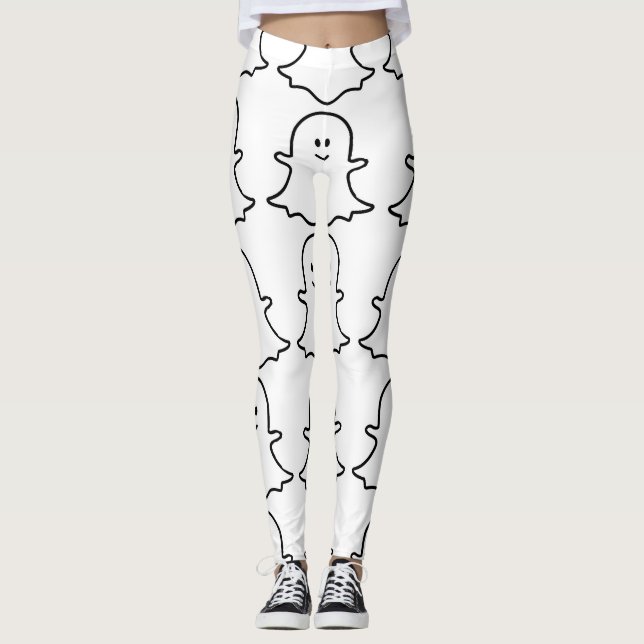**GHOSTLY GHOSTS** FRAUEN LEGGINGS (Vorderseite)