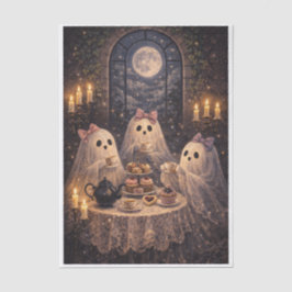 Ghostly Tea Time  Seidenpapier