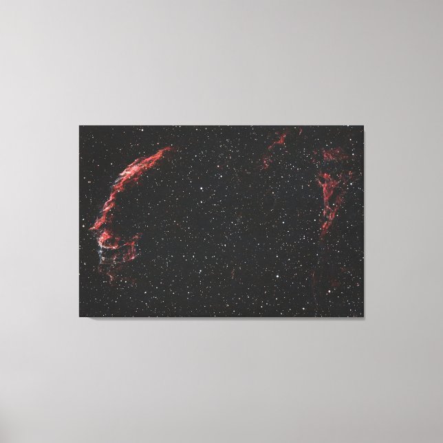 Ghostly Veil: Eastern Veil Nebula Leinwanddruck (Vorderseite)