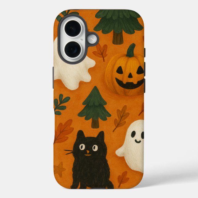 Ghosts et Coque mobile Citrouille (Verso)