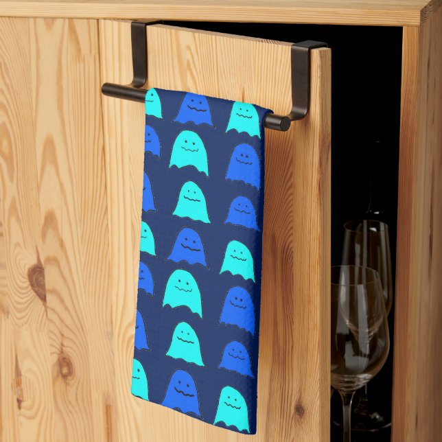Ghosts Geschirrtuch (Drittel gefaltet)