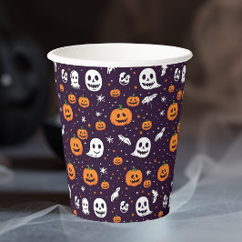 Ghosts, Ghouls & Pumpkins Halloween-Party Pappbecher