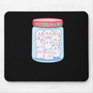 Ghosts Happy Pills Aufkleber Mousepad