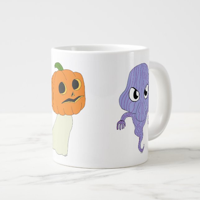 Ghosts Jumbo-Tasse (Vorderseite Rechts)