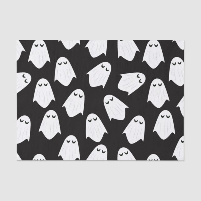 Ghosts muster Silhouette Gewebepapier Seidenpapier (Vorderseite)