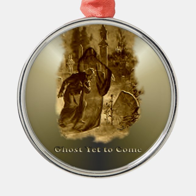 Ghosts of Christmas - A Christmas Carol Silbernes Ornament (Vorne)