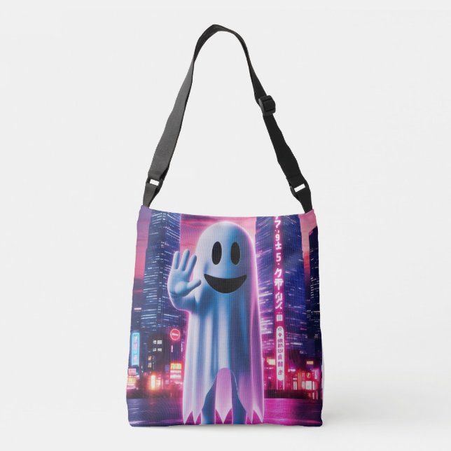 Ghosty Wave & Urban Lights Tasche (Rückseite)