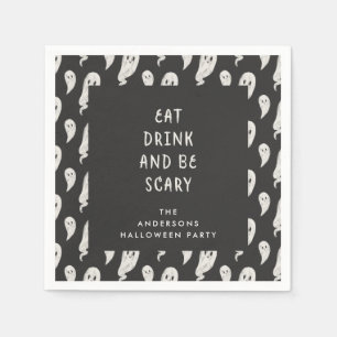 Ghotenes Halloween-Party, halloween napkins Serviette