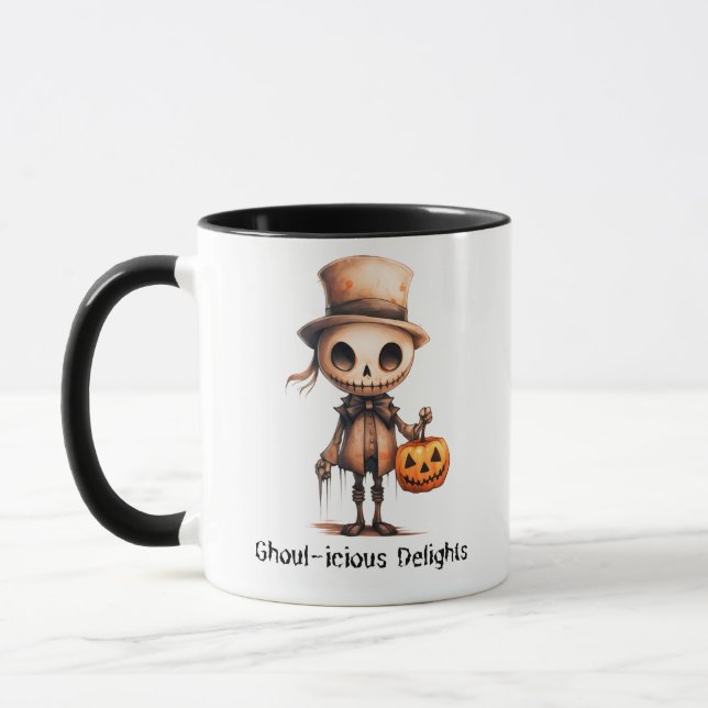 Ghoul-delights Ghoul Skeleton Halloween-Tasse Tasse (Links)
