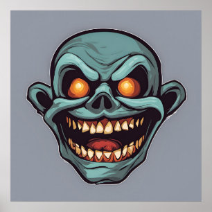 Ghoul - Halloween Print Poster