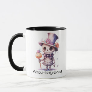 Ghoul ishly Good Ghoul Skeleton Halloween Mug