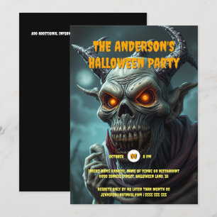 Ghoul Monster Folklore Monster Erwachsene hallowee Einladung
