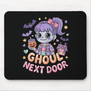 Ghoul nebenan Süße Halloween-Geister-Mädchen Ts St Mousepad