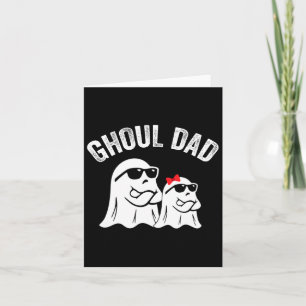 Ghoul Papa Lustiger Halloween Papa Geist Vintage Karte