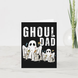Ghoul Vater Funny Halloween Daddy Ghost Geschenke Karte